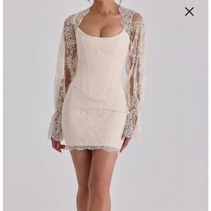 Alina lace overlay dress house of CB